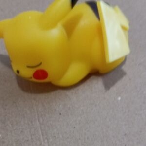 Yellow Pikachu Sleeping Figure